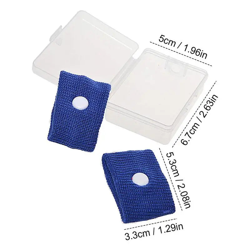 2Pcs anti Nausea Wrist Band Wrist Support Sports Safety Wristbands Anti-Motion Sickness Bracelet Wrist Band Outdoor Travel Kit